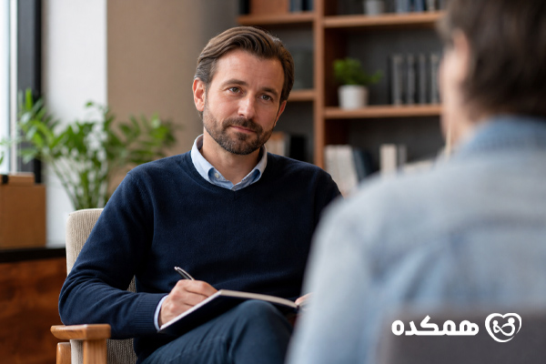 جلسه مشاوره روانشناسی در مطب روانشناس