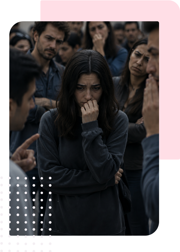 مشاوره برای ترس از قضاوت - همکده