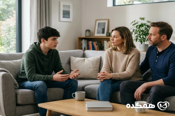 تعارض میان والدین و نوجوان - همکده